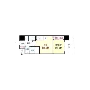 セレニテ北久宝寺の間取り図