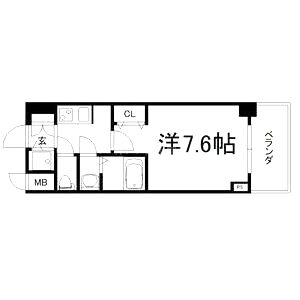 サムティ本町橋II MEDIUSの間取り図