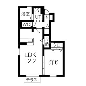 シャルム・ヴィラの間取り図