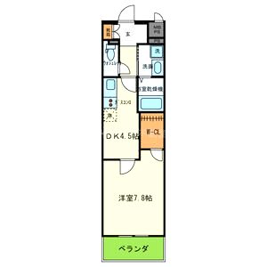 リヴェール綾堀川の間取り図