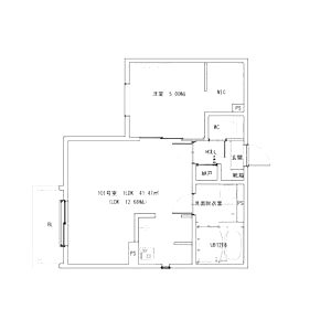 REGALEST武庫川3の間取り図