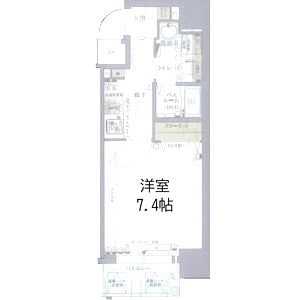リンクス大阪城SOUTHレジデンスの間取り図
