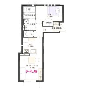 ユアメゾン神田の間取り図