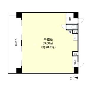 セレニテ西宮本町の間取り図