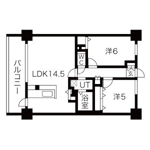 ドーマ泉大津の間取り図