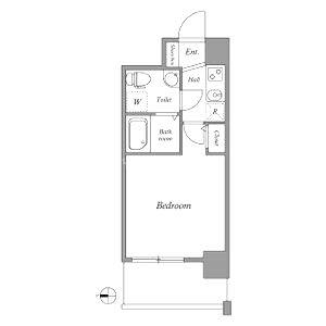 ARISTO扇町の間取り図