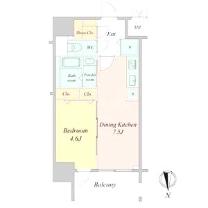 BLAU本町東(旧BPRレジデンス本町東)の間取り図