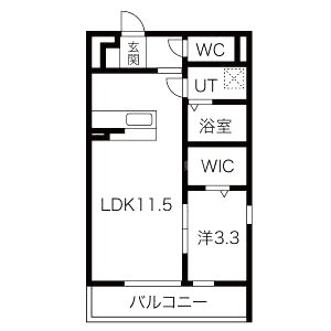 リブリ・昭和園の間取り図