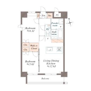 グランドレッセ今里の間取り図