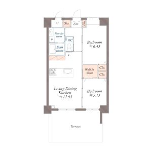 グランドレッセ今里の間取り図