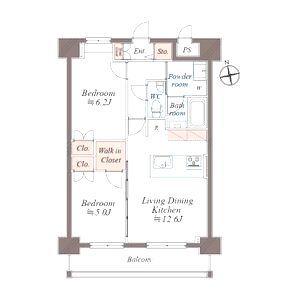 グランドレッセ今里の間取り図