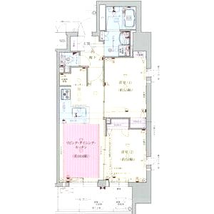 プレサンス松屋町駅前デュオの間取り図