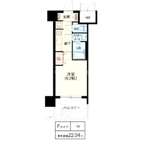 プレサンス神崎川ファインブレスの間取り図
