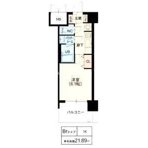 プレサンス神崎川ファインブレスの間取り図