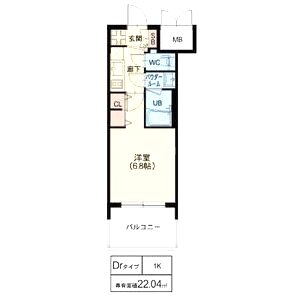 プレサンス神崎川ファインブレスの間取り図