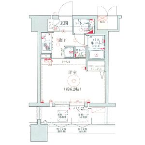 エステムコート新大阪VIエキスプレイスの間取り図