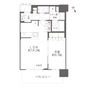 ザパークハウス中之島タワーの間取り図