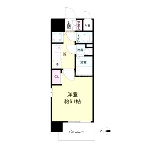エスリードレジデンス大阪福島イーストの間取り図