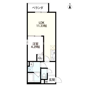 Lumo布施(ルーモフセ)の間取り図