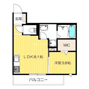 ブラン シェトワの間取り図