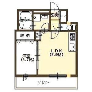 ブラン シェトワの間取り図
