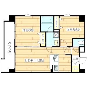 プレステージ10番館の間取り図