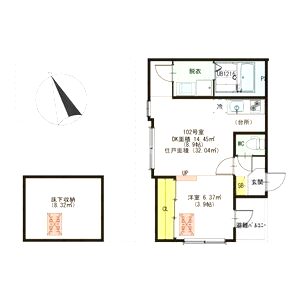 めぞん九条の間取り図