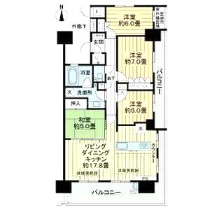 ミリカ・テラス2街区の間取り図