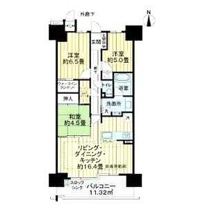 ミリカ・テラス2街区の間取り図