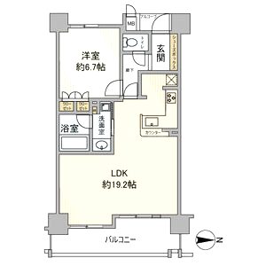 イーグルコート御池アネックスの間取り図