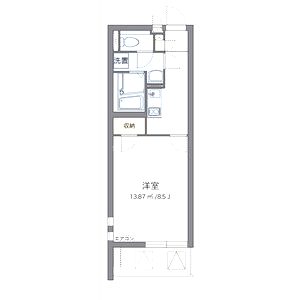 クレイノシンフォニー 野村の間取り図