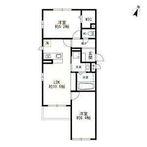 ベレッツァ甲南山手の間取り図