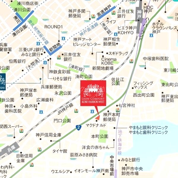 レオンコンフォート神戸ハーバーウェストの外観3枚目