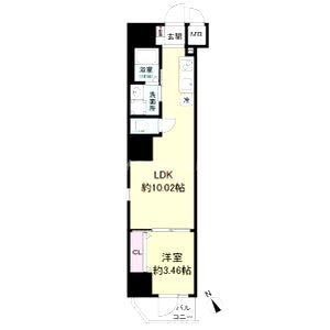 URBAN PARK難波南の間取り図