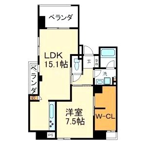 ザ・京都レジデンス岡崎神宮の間取り図