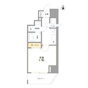 アクアプレイス江戸堀の間取り図