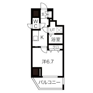 アクアプレイス江戸堀の間取り図