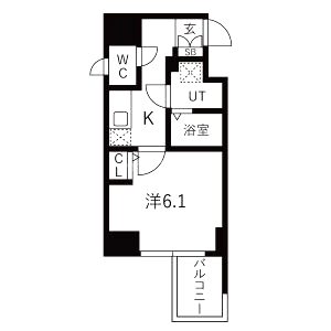 アクアプレイス江戸堀の間取り図