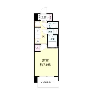 スプランディッド新大阪Vの間取り図