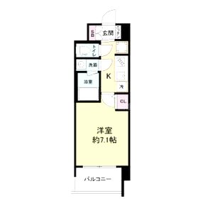 スプランディッド新大阪Vの間取り図