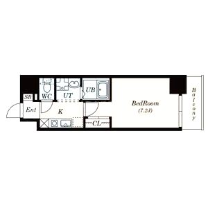 S-FORT桜川南の間取り図