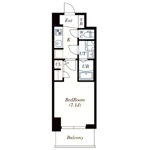 S-RESIDENCE高井田Centralの間取り図