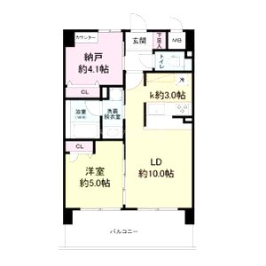 スプランディッド池田呉服町の間取り図