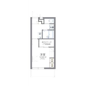 レオパレスおおまちの間取り図