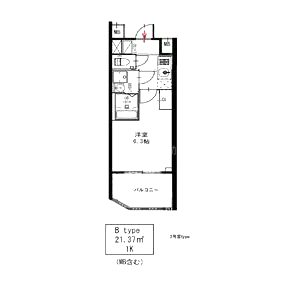エスリードレジデンス大阪福島サウスフラッツの間取り図