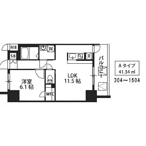 S-RESIDENCE新大阪駅前の間取り図