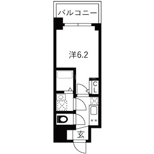 エスリードレジデンス ザ・グラン大阪福島クラスの間取り図