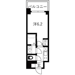 エスリードレジデンス ザ・グラン大阪福島クラスの間取り図