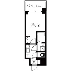 エスリードレジデンス ザ・グラン大阪福島クラスの間取り図