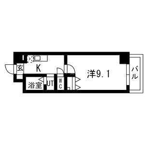 BLOOM LIFE TSUKAGUCHI(ブルームライフ塚口)の間取り図